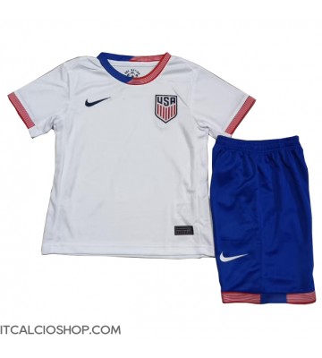 Stati Uniti Prima Maglia Bambino Copa America 2024 Manica Corta (+ Pantaloni corti)